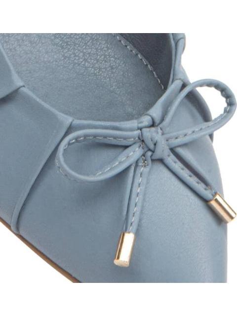 BALLERINA DESTALONADA AZUL VI LINE FASHION - Imagen 6