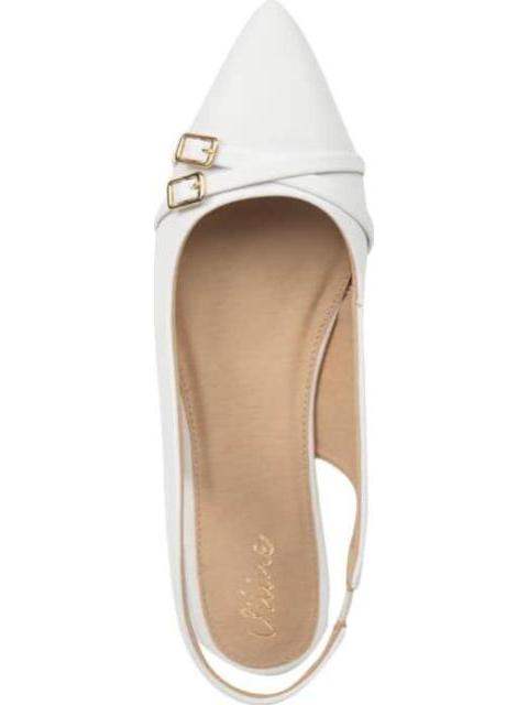 BALLERINA DESTALONADA BLANCO VI LINE FASHION - Imagen 3
