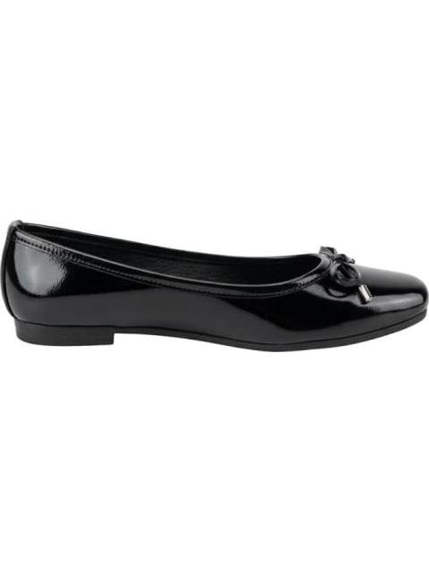 BALLERINA SINTETICO CON MOÑO NEGRO SHOSH