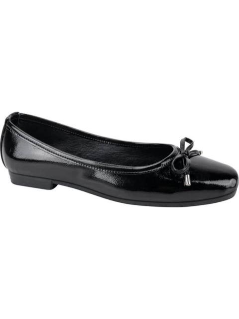 BALLERINA SINTETICO CON MOÑO NEGRO SHOSH - Imagen 2