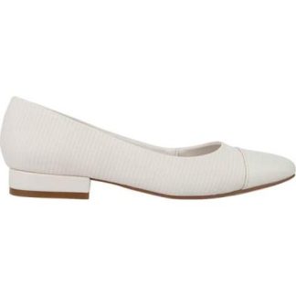 BALLERINA TACON ANCHO BEIGE/HUESO VI LINE FASHION