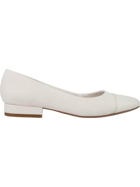 BALLERINA TACON ANCHO BEIGE/HUESO VI LINE FASHION