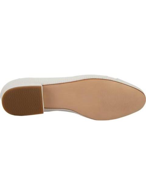 BALLERINA TACON ANCHO BEIGE/HUESO VI LINE FASHION - Imagen 4