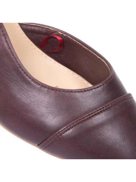BALLERINA TACON CUADRADO VINO VI LINE FASHION - Imagen 6