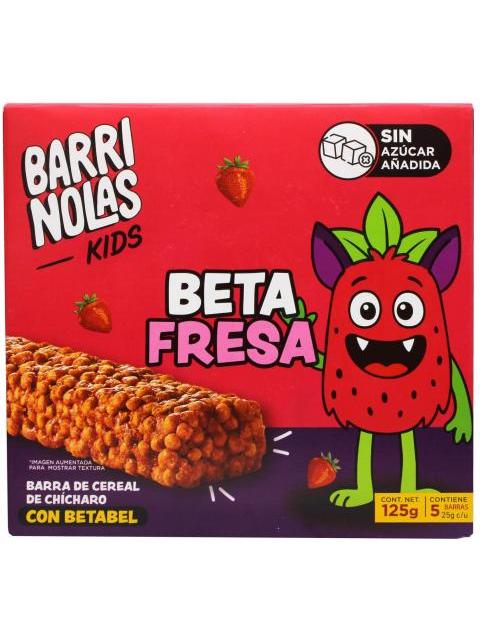 BARRA CEREAL CHICHARO BETABEL 25 G BARRINOLAS P 5
