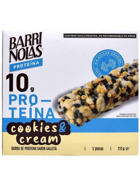 BARRA COOKIES AND CREAM 43 G BARRINOLAS P 5