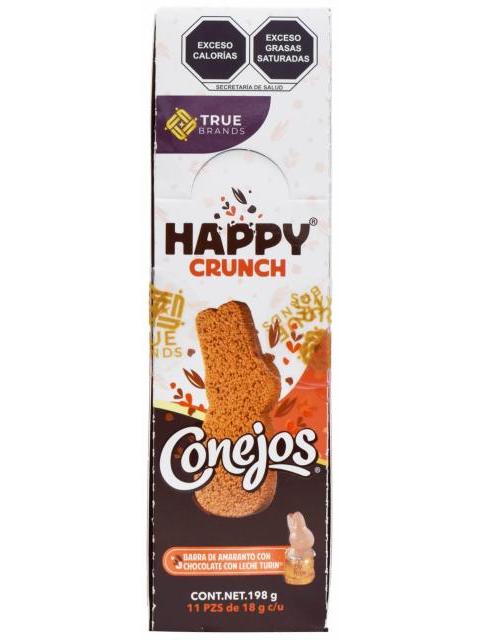 BARRA DE AMARANTO CHOCOLATE TURIN 18 G HAPPY CRUNCH P 11