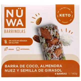 BARRA DE SUPERFOODS COCO NUEZ ALMENDRA 35 G NUWA P 4