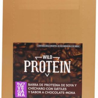 BARRA PROTEINA SOYA Y CHICHARO CHOCOLATE MOKA 45 G WILD PROTEIN P 16