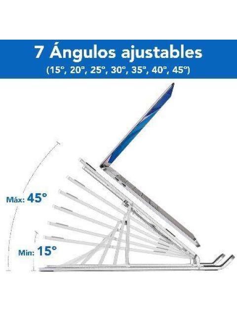 BASE BROBOTIX PARA LAPTOP 45 PULGADAS MULTIFUNCIONAL DE ALUMINIO 263564 - Imagen 6