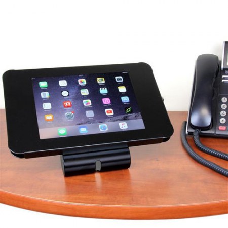 STARTECH BASE DE ESCRITORIO-PARED CON SEGURO PARA IPAD 9.7 NEGRO