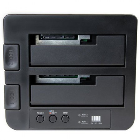 STARTECH DOCKING STATION CON FUNCION DE COPIADO RAPIDO DE 2 BAHIAS USB 3.1 SATA 2.5-3.5 - Imagen 2