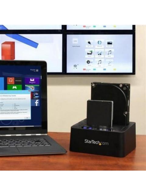 STARTECH DOCKING STATION CON FUNCION DE COPIADO RAPIDO DE 2 BAHIAS USB 3.1 SATA 2.5-3.5 - Imagen 3