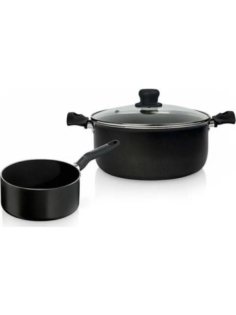 BATERIA DE COCINA 5 PZAS ANTIADHERENTE NEGRO T-FAL - Imagen 4