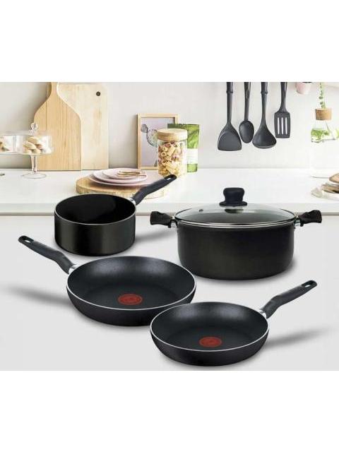 BATERIA DE COCINA 5 PZAS ANTIADHERENTE NEGRO T-FAL - Imagen 6