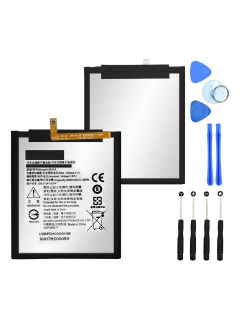 BATERIA PARA NOKIA 6 TA-1021 HE316 3000MAH REPUESTO CELULAR