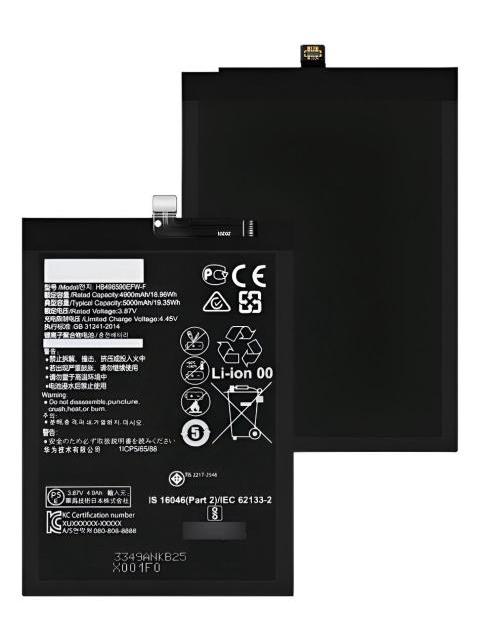 BATERIA PARA NOVA Y61 EVE-LX3 EVE-LX9 HB496590EFW-F 4900MAH HB496590EFW-F