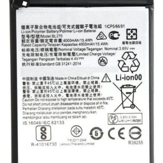 BATERIA PILA PARA G6 PLAY XT1922 E5 XT1944 BL270 4000MAH