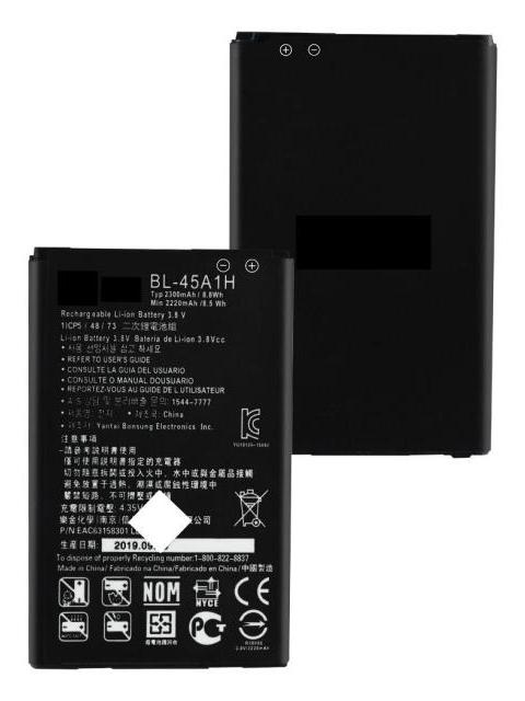 BATERIA PILA PARA LG Q10 K10 2016 K410 BL-45A1H 2220MAH