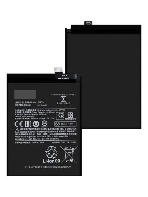 BATERIA PILA PARA XIAOMI REDMI NOTE 10 10S BN59 4900MAH
