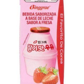 BEBIDA A BASE DE LECHE FRESA 200 ML BINGGRAE