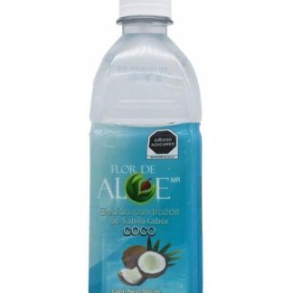 BEBIDA CON TROZOS DE SABILA COCO 500 ML FLOR DE ALOE