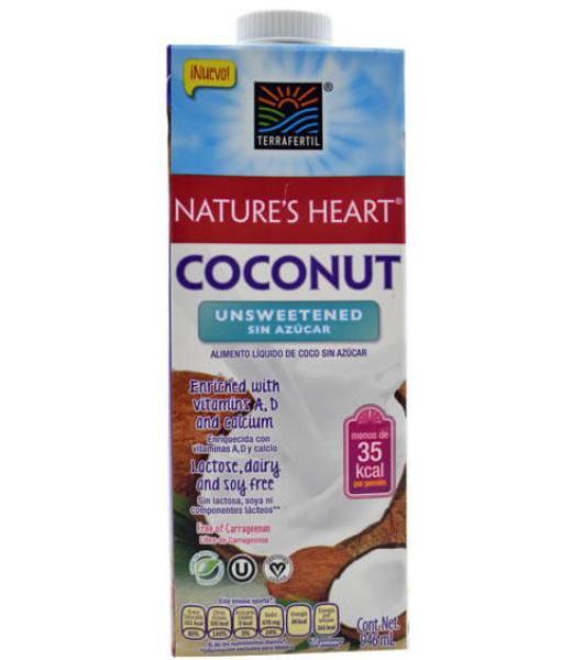BEBIDA DE COCO SIN ENDULZAR 946 ML NATURES HEART