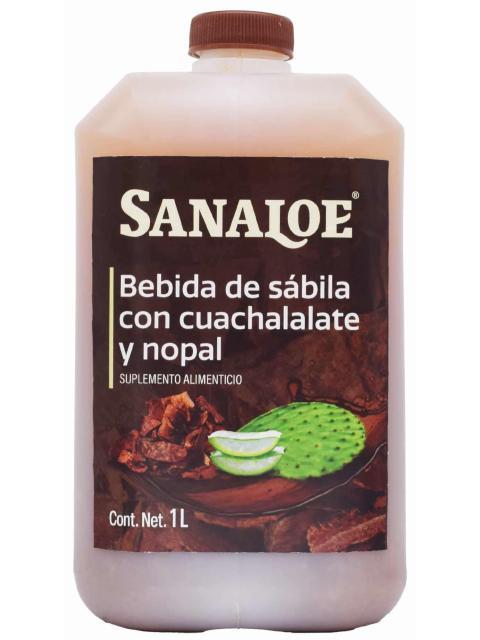 BEBIDA DE SABILA CON CUACHALALATE Y NOPAL 1 L SANALOE