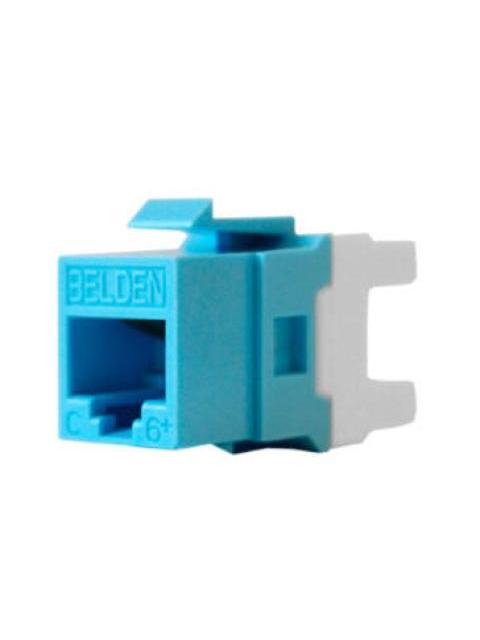 BELDEN JACK MODULAR CATEGORIA 6+ RJ-45 ESTILO KEYCONNECT AZUL