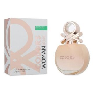 BENETTON COLORS ROSE 80ML EDT SPRAY - DAMA