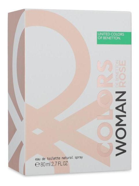 PERFUME PARA MUJER COLORS ROSE EDT SPRAY 80ML BENETTON - Imagen 3