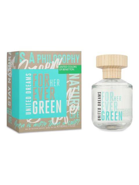 BENETTON FOREVER GREEN 80ML EDT SPRAY - DAMA