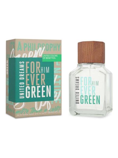 BENETTON FOREVER GREEN MAN 100ML EDT SPRAY SIN CELOFAN - CAB