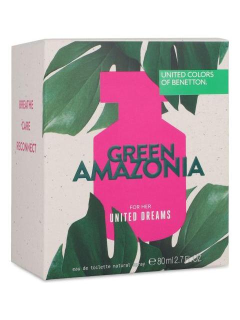 BENETTON GREEN AMAZONIA 80ML EDT SPRAY - DAMA - Imagen 3