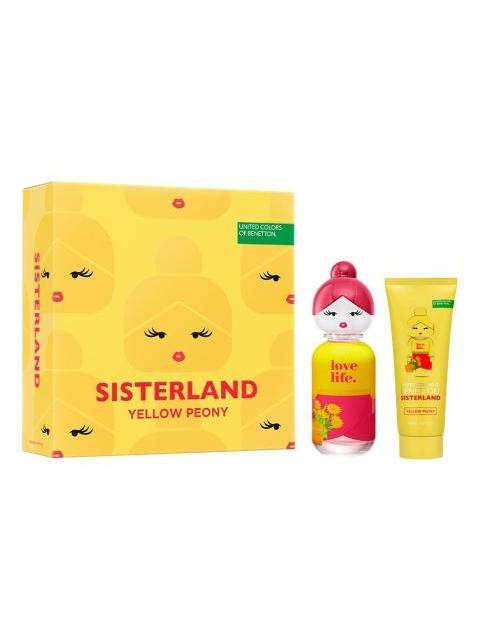 BENETTON SISTERLAND YELLOW PEONY EDT 80ML PERFUME PARA MUJER