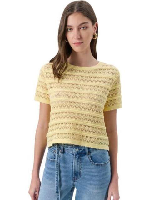 BLUSA ACANALADA AMARILLO SAO PAULO
