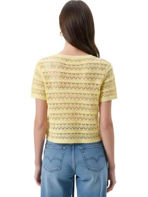 BLUSA ACANALADA AMARILLO SAO PAULO - Imagen 4