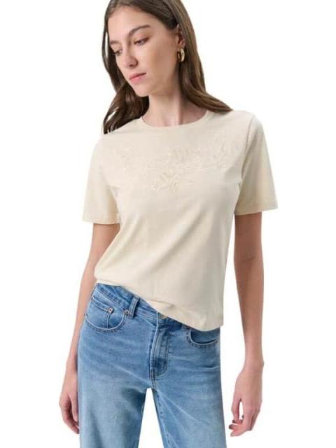 BLUSA BORDADA BEIGE HOLLY LAND - Imagen 3