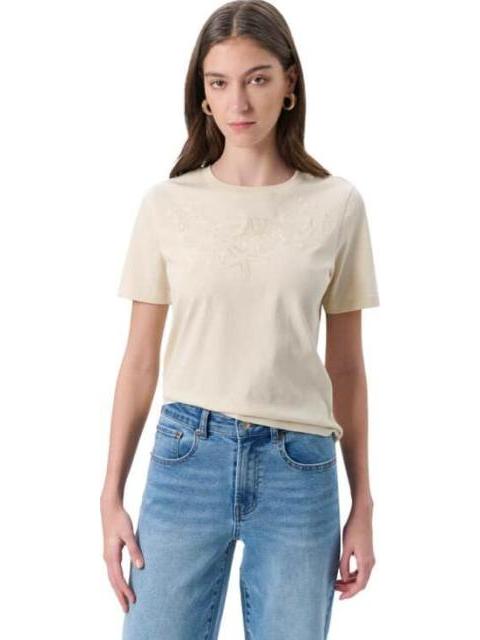 BLUSA BORDADA BEIGE HOLLY LAND - Imagen 4