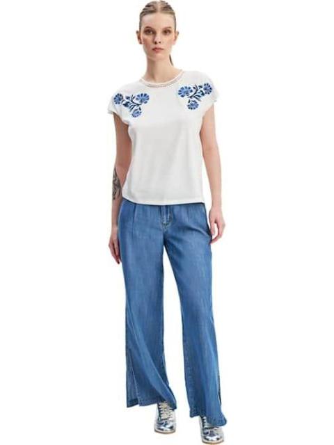 BLUSA BORDADA BLANCO HOLLY LAND