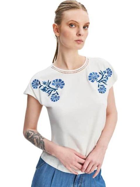 BLUSA BORDADA BLANCO HOLLY LAND - Imagen 3