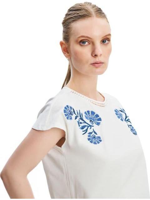 BLUSA BORDADA BLANCO HOLLY LAND - Imagen 4