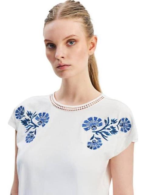 BLUSA BORDADA BLANCO HOLLY LAND - Imagen 5