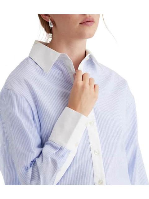BLUSA CAMISERA AZUL HOLLY LAND - Imagen 4
