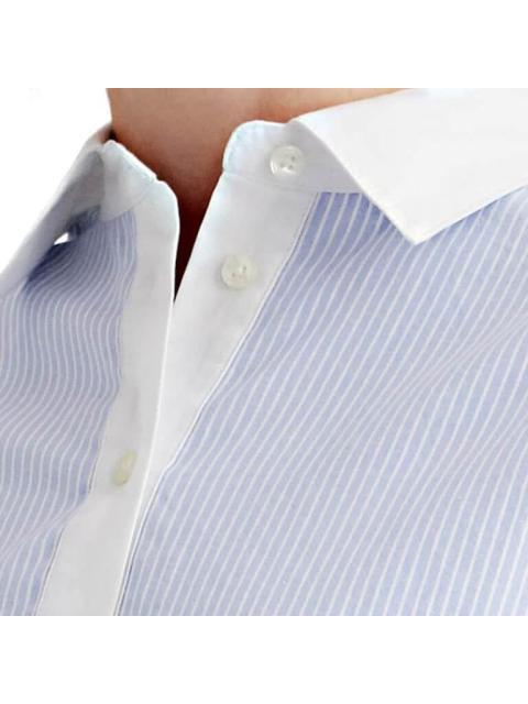 BLUSA CAMISERA AZUL HOLLY LAND - Imagen 6