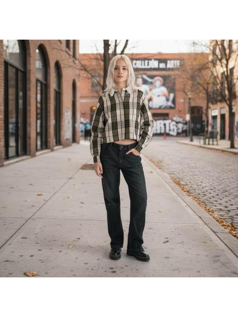 BLUSA CAMISERA NEGRO HOLLY LAND