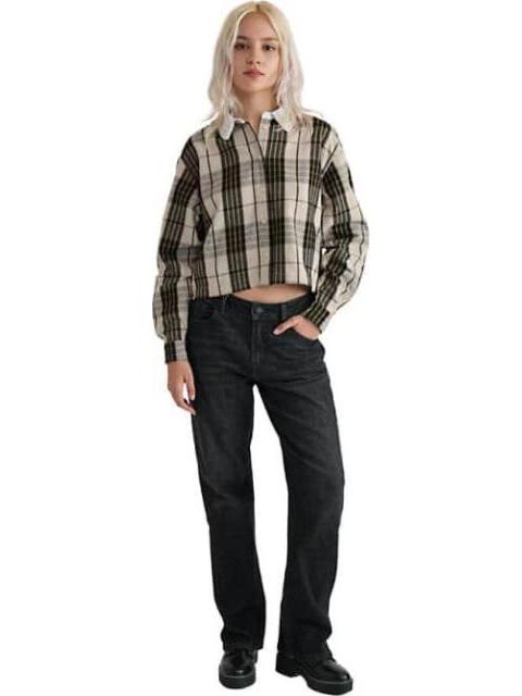 BLUSA CAMISERA NEGRO HOLLY LAND - Imagen 2