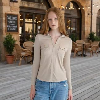 BLUSA CASUAL BEIGE HOLLY LAND