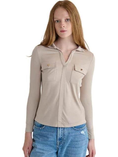 BLUSA CASUAL BEIGE HOLLY LAND - Imagen 2