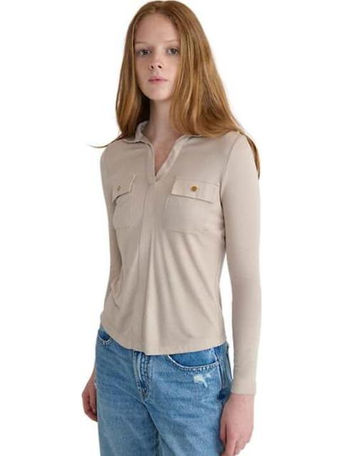 BLUSA CASUAL BEIGE HOLLY LAND - Imagen 4